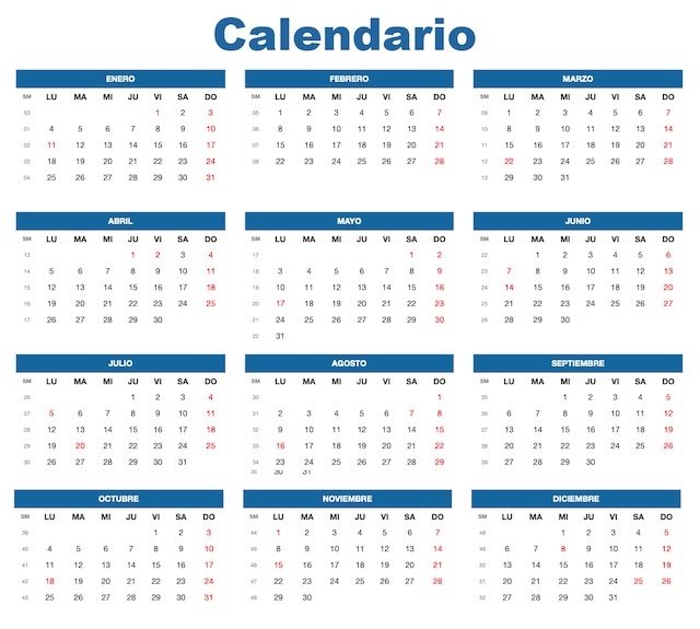 Calendario 2024 de El Salvador Días festivos 2024
